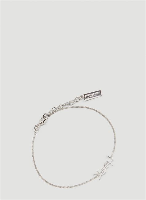 ysl women's bracelets|saint laurent silver bracelet.